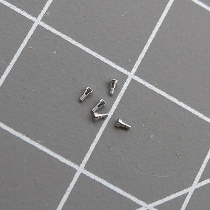 1. Set of 3 RLX 3135 hairspring bridle screws for precise watch movement repair.  