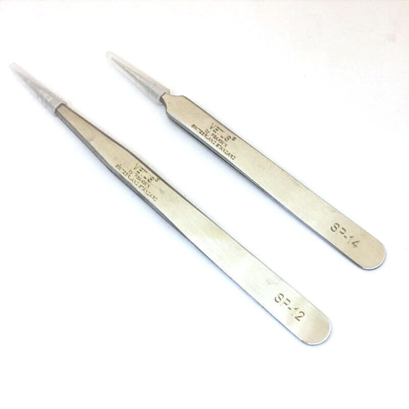 VETUS SP Series Non-Magnetic Tweezers Stainless Steel Tweezers 7024 Replacement
