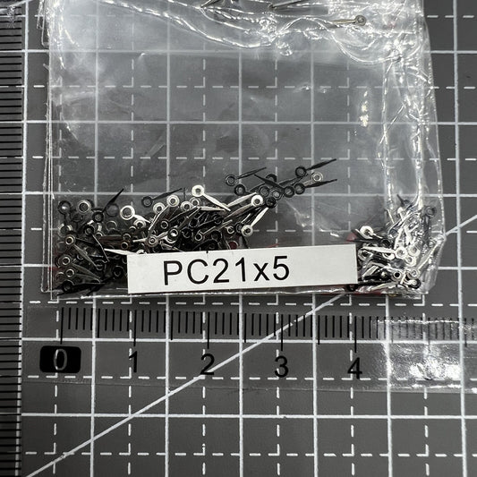 Lot de 100 aiguilles de seconde de 15 mm rouges pour mouvement Hattori Epson PC21