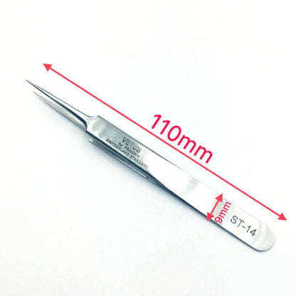 VETUS ST Series Non-Magnetic Tweezers Stainless Steel Tweezers 7024 Replacement