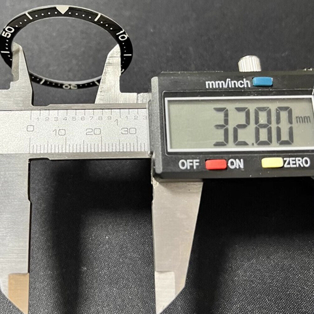 Green C3/BGW9 luminous diving bezel insert 40.3/32.8mm for watch repair, enhancing visibility and style.