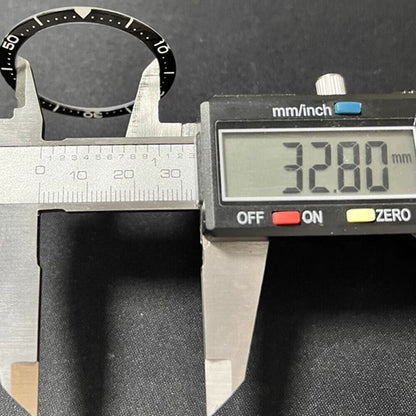 Green C3/BGW9 luminous diving bezel insert 40.3/32.8mm for watch repair, enhancing visibility and style.