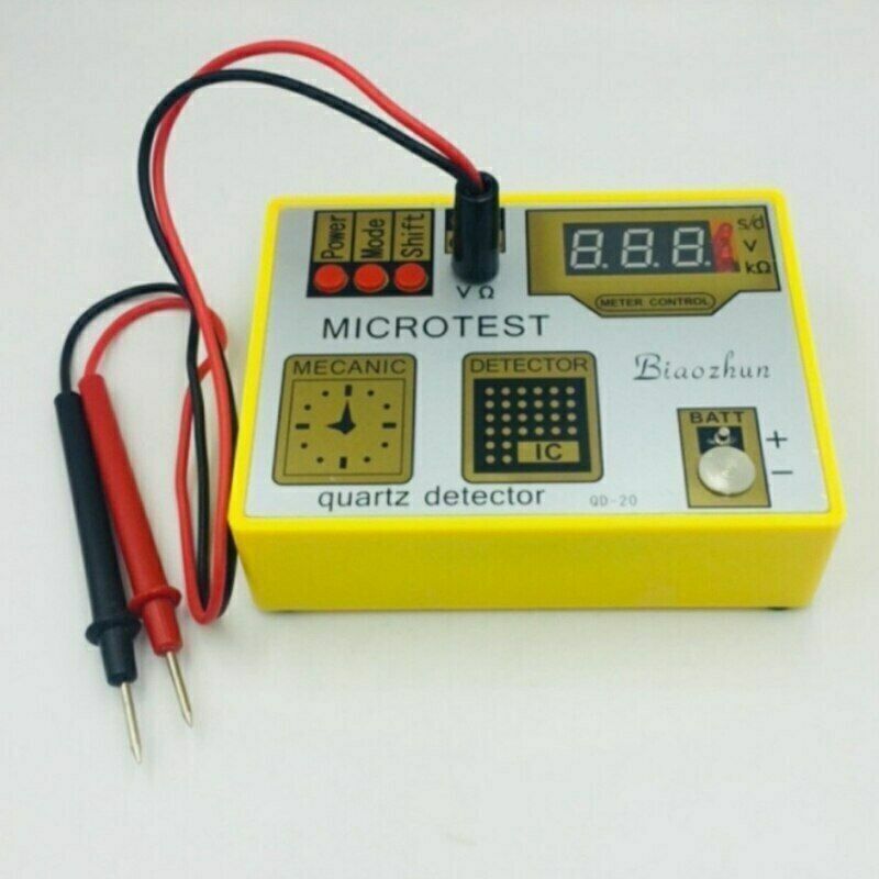 QD-20 Quartz Movement Tester, essential tool for precise watch battery and movement checks.