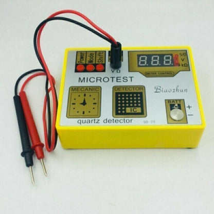 QD-20 Quartz Movement Tester, essential tool for precise watch battery and movement checks.