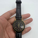 37mm Automatic Mechanical Watch 33 Jews Black Dial with Golden Roman Numerals