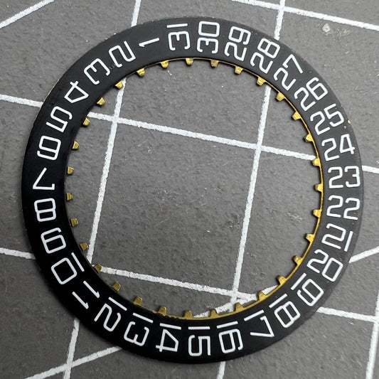 Swiss Black Date Disk with Square Font for ETA2824 Watch Movement by Swiss Brand