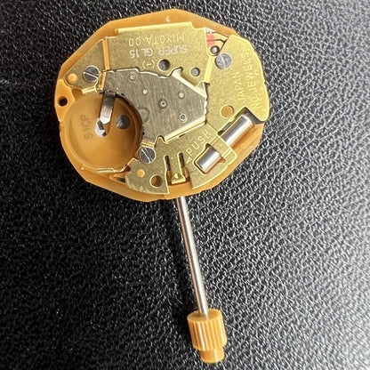 Miyota GL15 Japan Quartz watch movement with date display at 6 o'clock, precise and reliable.