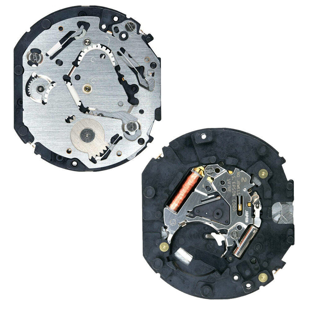 Hattori Epson TMI VX7N quartz watch movement, precision Japan-made mechanism for reliable timekeeping accessories