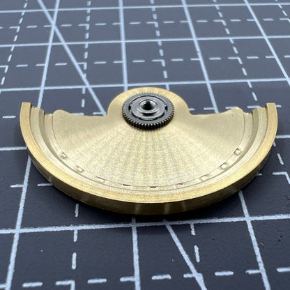 Golden Sea Wave rotor for Miyota NH35 NH36, enhancing watch movement performance and style.