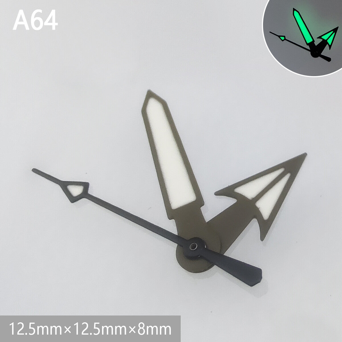 Accessories Watch Hands Green Luminous Suitable for NH35 NH36 Movement A50~A86