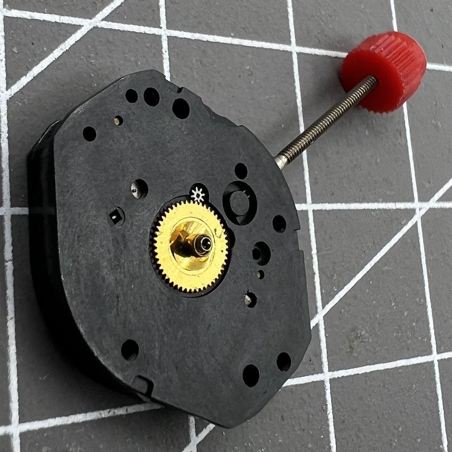 Swiss Made ETA 802.101 quartz watch movement with 3 hands, precise and reliable for watch accessories.