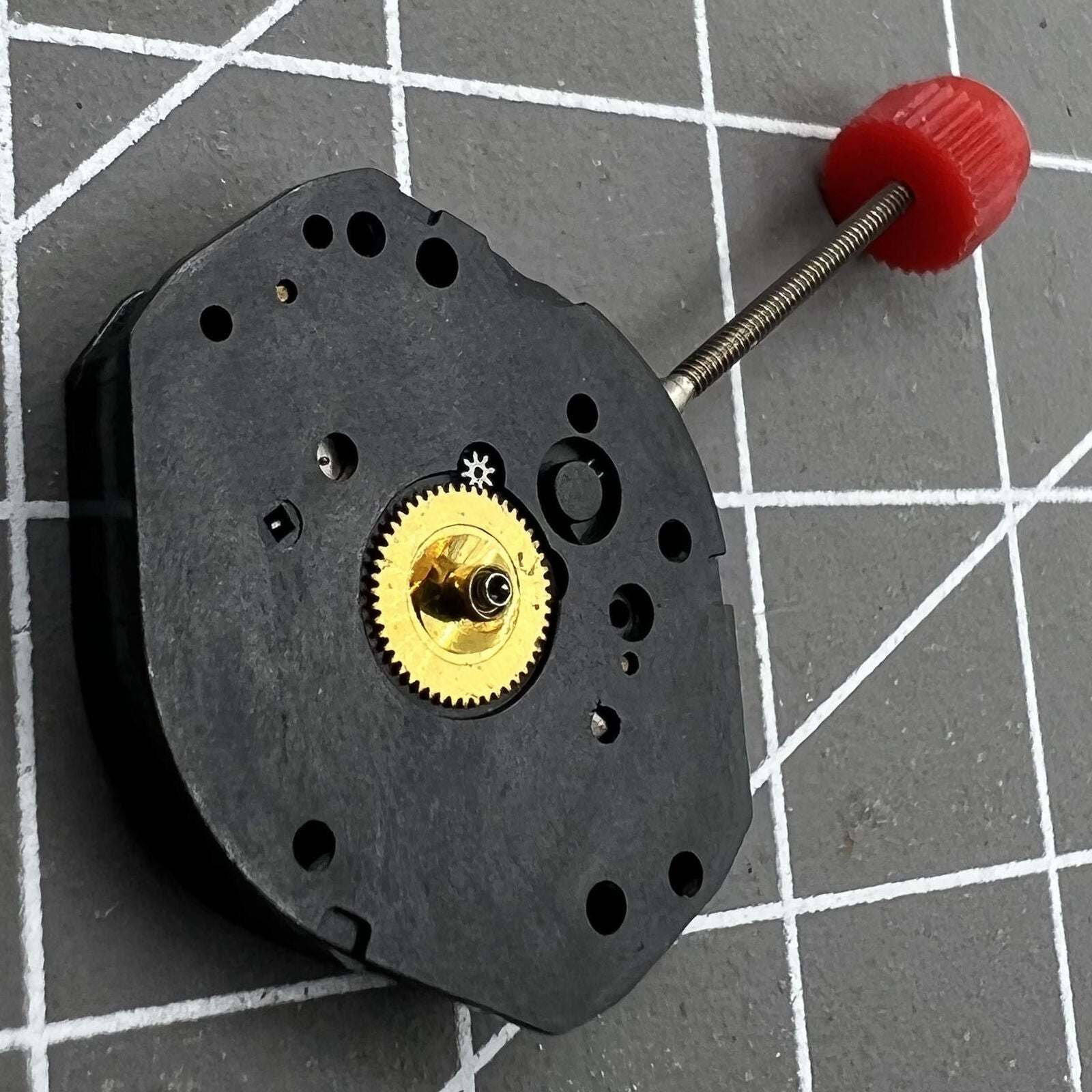 Swiss Made ETA 802.101 quartz watch movement with 3 hands, precise and reliable for watch accessories.