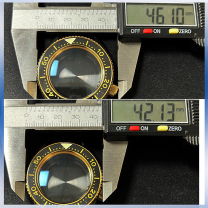 Boîtier de montre de plongée en verre saphir 42 mm SBDX001, modifié pour NH35A/NH36A