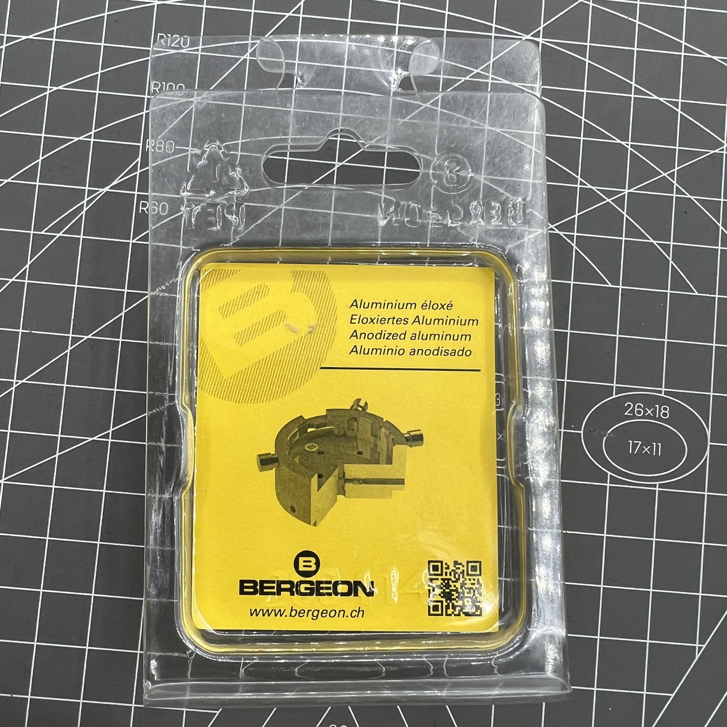 Bergeon Swiss Uhrwerk Halter 3/4 Standard Modell 7100-08