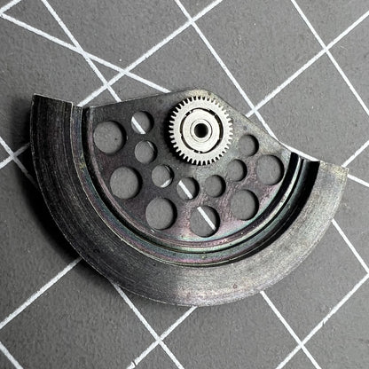Black Hollow Rotor Oscillating Weight+Ball Bearing for Movement 7750 7751 7753