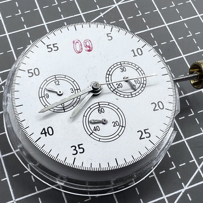 Hergestellt in China 7750 Automatisches Chronographenwerk @3 @6 @9 ETA 7753 Konfiguration