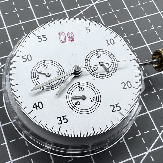 Hergestellt in China 7750 Automatisches Chronographenwerk @3 @6 @9 ETA 7753 Konfiguration
