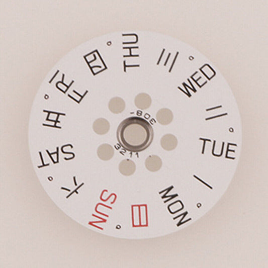 Watch Part Weekly Dial Disc Replacement Spare Part Wheel Fit For Miyota 8200