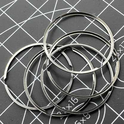 Steel watch dial mount spacer ring for ETA 2824/2836/2846 movements, precise fit.