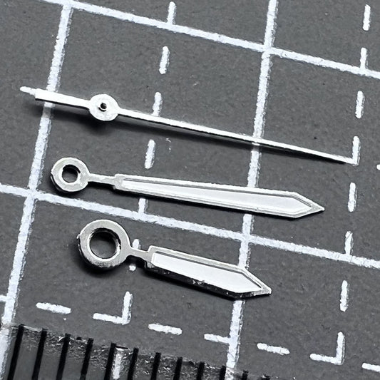2 Sets Weiß Pfeilförmige Uhrenzeiger Für Miyota 2035 Quarzwerk