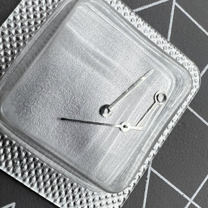 Silver hour, minute, and second hands set for 956.112 watch movement, precise fit and style.