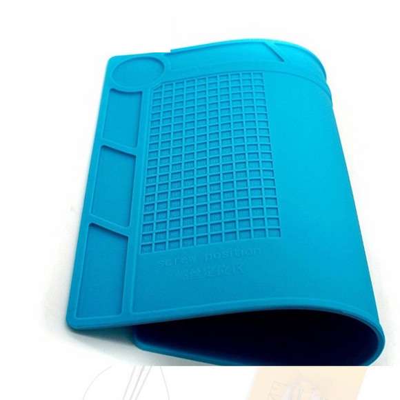 34cm x 23cm Silicone Insulation Pad Thermostable Anti-corrosive Watch Repair
