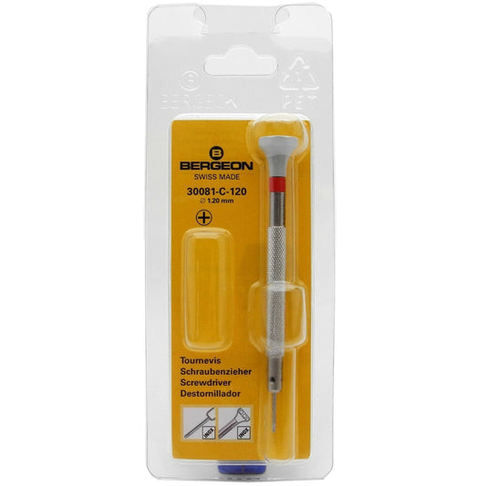Bergeon 30081-C-120 Screwdriver Phillips Ø1.20mm Ergonomic Screwdriver