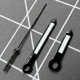 Black Watch Hands For Watch Quartz Movement Hattori Epson TMI VJ42 P1-H2-3