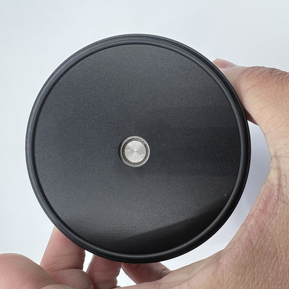 Rotating 10-hole holder for 0.6-2.0mm watch screwdrivers, ideal for precise repair tool organization.