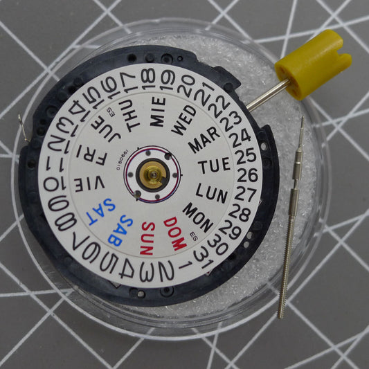 Hattori Epson TMI YT58B quartz watch movement, Japan made, precise timekeeping for repairs