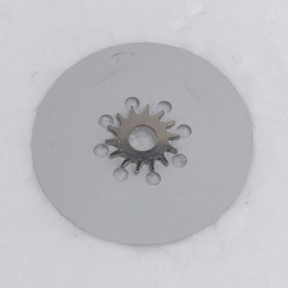 White Background Week Disk Wheel Date Wheel for Miyota 6T51 6651 Movement#4523
