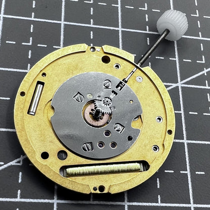 Golden Quartz Uhr Swiss Ronda 1004 mit 2 Zeigern Uhrwerk