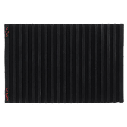 Horotec MSA24.222 Banc Opaco Nero Silicone Antiscivolo Con 19 Rainures