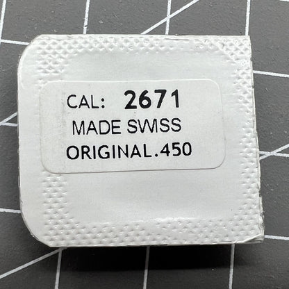Roue de réglage pour mouvement ETA 2671