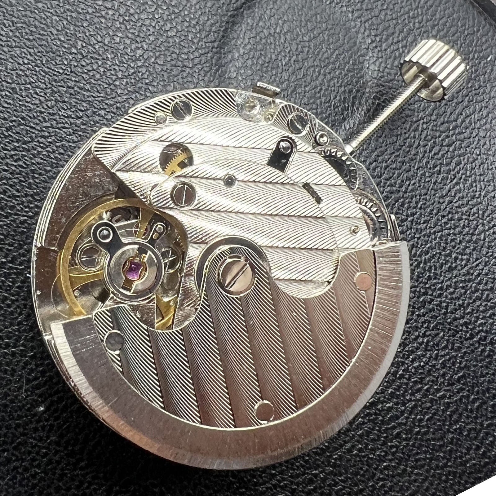 Seagull ST16 automatic watch movement displaying precise gears and expert craftsmanship.