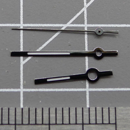2 Sets Leuchtzeiger Schwarz Glänzend 13.5mm Für Miyota 2315 2035 2036 2115 2305