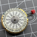 ESA 9183 Quartz Movement Double Calendar 3 Hands Swiss Movement