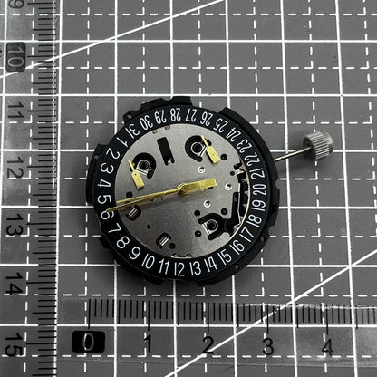 ETA Quarzwerk G10 212 mit Dreizeigerdatum um 6 Uhr f�r pr�zise Uhrwerke