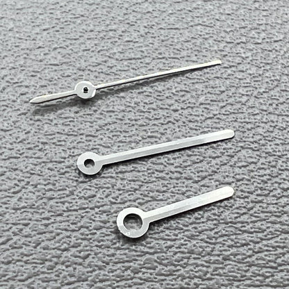 2 Sets Silberfarbene 10mm Zeiger für Miyota 2315 2035 2036 2115 2305 Uhrwerk
