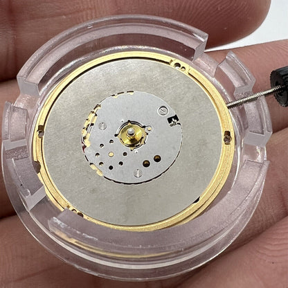 Original ETA F05.101 quartz watch with 2 hands, Swiss movement, ideal for precise timekeeping accessories.