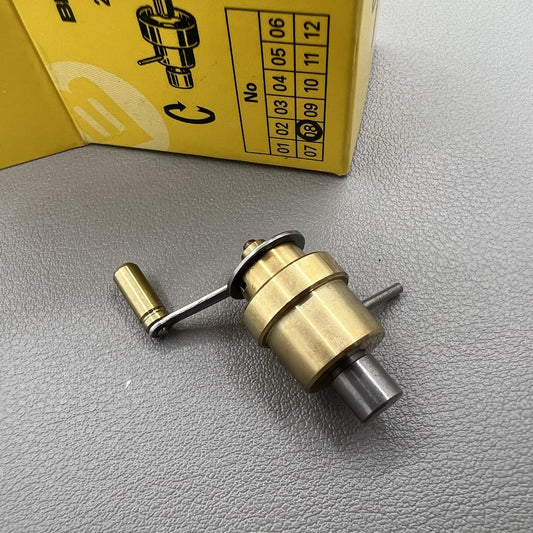 Swiss Bergeon watch mainspring winder spare barrels for ETA calibres, precision tool for watch repair.