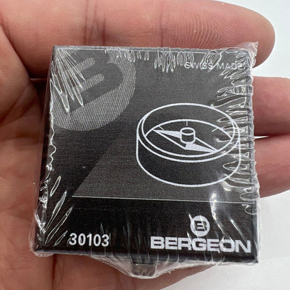Bergeon 30103 Präzisionskompass in Hartholzbox, 13 mm, zur Erkennung von Magnetismus 