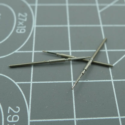 Precise watch winding stem for Ronda 6003D quartz movement, ideal for accurate time setting and winding.
