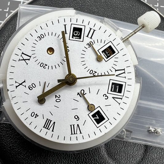 China 7750 Automatic Chronograph Movement Single Calendar ETA 7750 Configuration