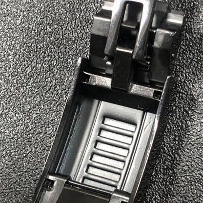 PVD black SUB watch case and strap, 40mm sapphire glass, 5ATM waterproof, compatible with NH35/NH36 movements.