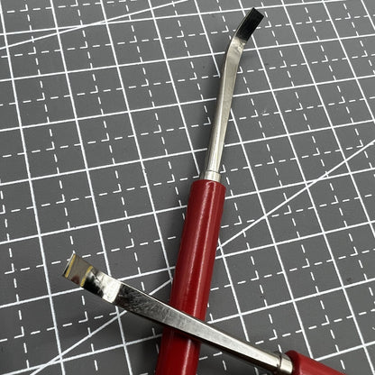 Swiss Horotec MSA05.013 precision hand levers with 3mm tips for professional wristwatch repair and maintenance.