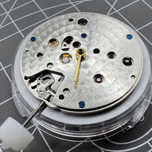 SA 3130 Mechanisches Automatikwerk Blaues Uhrwerk mit Unruhfeder