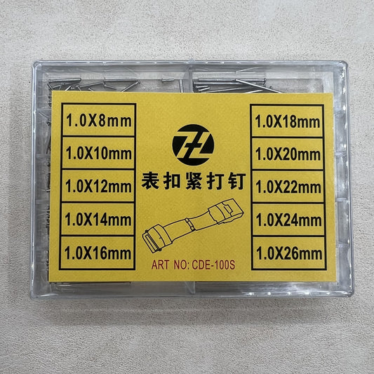 Federstift Reibungsstift für Uhrenarmband Schließe 8mm-26mm 1.0mm Rohrstärke