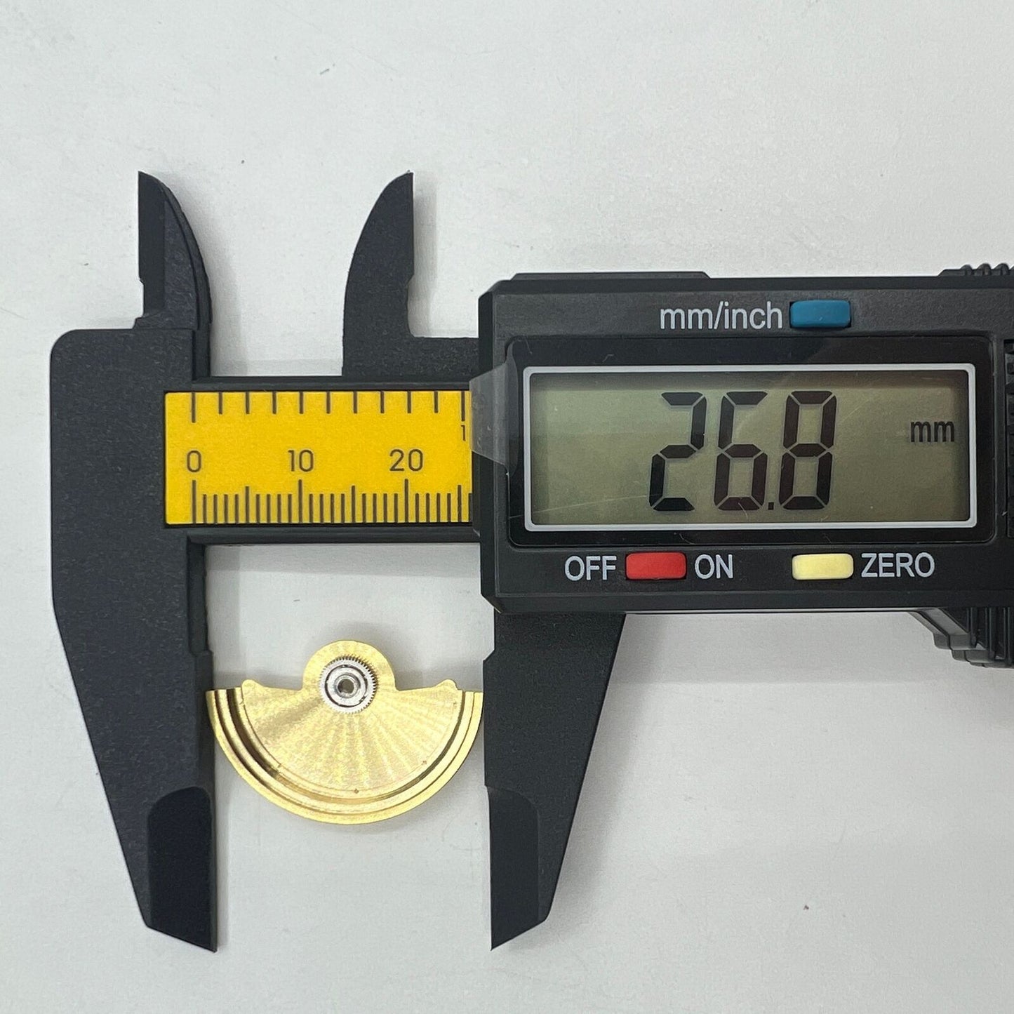 Golden Line Wave carved rotor oscillating weight, compatible with Miyota NH35 NH36 movement.