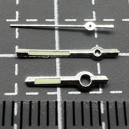 2er Set Silberne Leuchtzeiger Für Miyota 2035 Uhrwerk P1-H2-C14